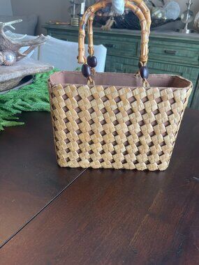 Nani Lauhala Vintage Handwoven Tote